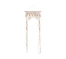 Rideau Fil Forme Arche Macramé En Coton 90 X 200 Cm