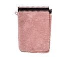 Lot De 2 Gants De Toilette En Coton Rose Tissu Éponge 15 X 21 Cm