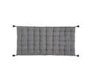 Matelas De Sol Gris Avec Pompons 60 X 120 Cm