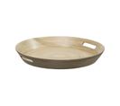 Plateau En Bambou D 42 Cm Naturel