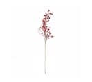 Branche Décorative Spéciale Fêtes Baies Rouges Finition Effet Sucre H 73 Cm