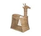 Panier De Rangement Girafe En Jacinthe D'eau Tressée H 79 Cm