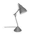 Lampe En Métal Gris Réglable En Hauteur H 62 Cm