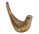 Objet Déco Oiseau En Résine Dorée