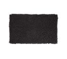 Tapis De Salle De Bain Noir Chenille Maxi Confort 50 X 80 Cm