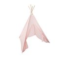 Tipi Enfant Toile Rose Et Phosphorescente H 160 Cm