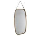 Miroir Mural Ovale Avec Anse "léa" 77cm Naturel