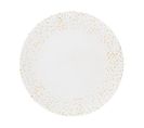 Assiette De Présentation Blanche Contour Etoiles Or D 33 Cm La Maison Des Couleurs