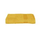 Drap De Bain En Coton Jaune Ocre Tissu Éponge 70 X 130 Cm