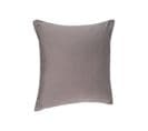 Coussin Déhoussable En Coton Gris 38 X 38 Cm