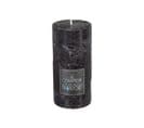 Bougie Rustique Cylindrique Noir H14