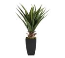 Plante artificielle H73 cm AGAVE Noir / Vert