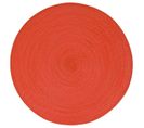 Set De Table Tressé Rond - Diam. 38 Cm - Rouge