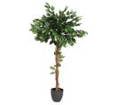 Plante artificielle H120 cm FICUS Vert / Noir