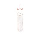 Déco Murale Attrape Rêves Licorne H 76 Cm