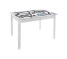 Table Pour Enfant En Bois Blanc Et Gris H 48 Cm