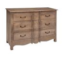 Commode 3 Tiroirs En Bois "hiver" 120cm Naturel