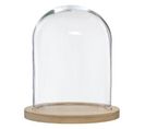 Cloche Décorative En Verre "shine" 29cm Naturel