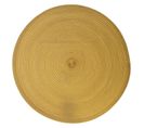 Set De Table Tressé Rond - Diam. 38 Cm - Moutarde