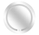 Miroir Mural Rond Tactile "led" 45cm Transparent