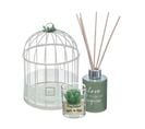 Coffret Senteur Eucalyptus Zen Cage En Métal , Diffuseur De Parfum Et Bougie Parfumée