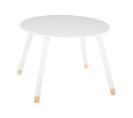 Table Pour Enfant En Bois Blanc D 60 Cm