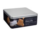 Boîte à Biscuits "relief Ii" 20cm Noir