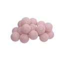 Guirlande LED 16 Boules - Rose Clair