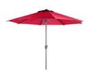 Parasol Mat Central Rond 3m Loompa Grenade Hespéride - Grenade