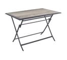 Table Aluminium Azua 4 Places Gris Smoke Hespéride - Graphite