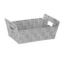 Panier De Rangement "biseauté" 28cm Gris