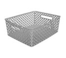 Panier Multi-usages "basket" 13cm Gris