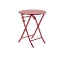 Table Pliante Ronde Greensboro - 2 Places - Groseille