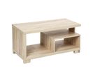 Table Basse Beige Avec Niches 80 X 40 X H 40 Cm