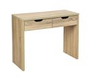 Meuble Console 2 Tiroirs En Bois H 80 Cm