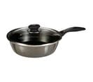 Sauteuse En Acier "tradition" 24cm Gris Foncé