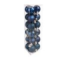 Déco De Sapin Lot De 18 Boules De Noël  D 3 Cm - Bleu Nuit