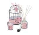 Coffret Senteur Romance Zen Cage En Métal , Diffuseur De Parfum Et Bougie Parfumée