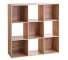 Etagère Cube Design Mix'n Modul - L. 100 X H. 100 Cm - Couleur Chêne Naturel