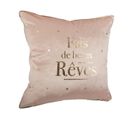 Coussin Décoratif Déhoussable Rêves Dorés 40 X 40 Cm