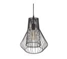 Luminaire Suspension En Métal Filaire Noir D 28 Cm