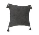 Housse De Coussin "slub" 40 X 40 cm Gris