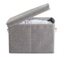 Boîte De Rangement et Sac "compresseur" 40cm Gris