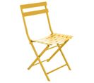 Chaise Métal Pliante Greensboro Moutarde Hespéride - Jaune Moutarde