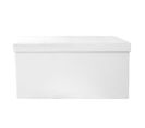 Banquette Coffre Pliable Design "alana" 76cm Blanc