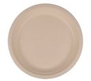 Lot De 12 Assiettes Jetables "canne" 18cm Naturel