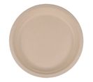 Lot De 12 Assiettes Jetables "canne" 22cm Naturel