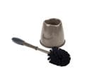 Brosse Wc "bicolore" Anthracite et Taupe