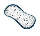 Lot De 3 Éponges Microfibre "terrazzo" 18cm Blanc et Bleu