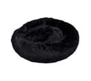 Coussin Pour Chien et Chat "fluffy" 75cm Noir